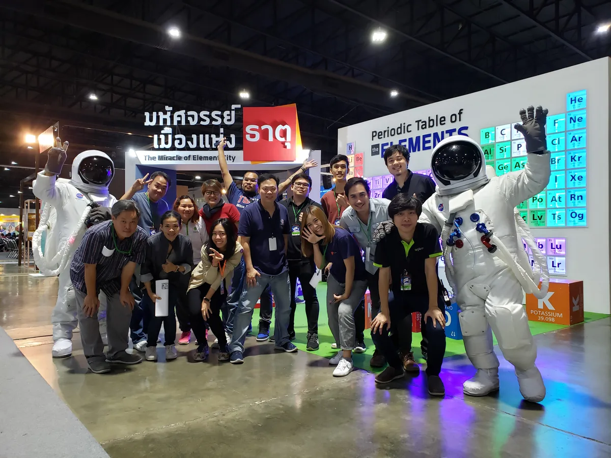 มหกรรมวิทยาศาสตร์ 2019 — บูทตารางธาตุ ภาพที่ 7